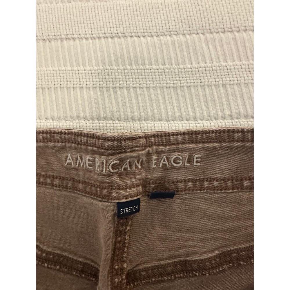 American Eagle 14 Stovepipe Wide Leg Cargos - Picture 4 of 5